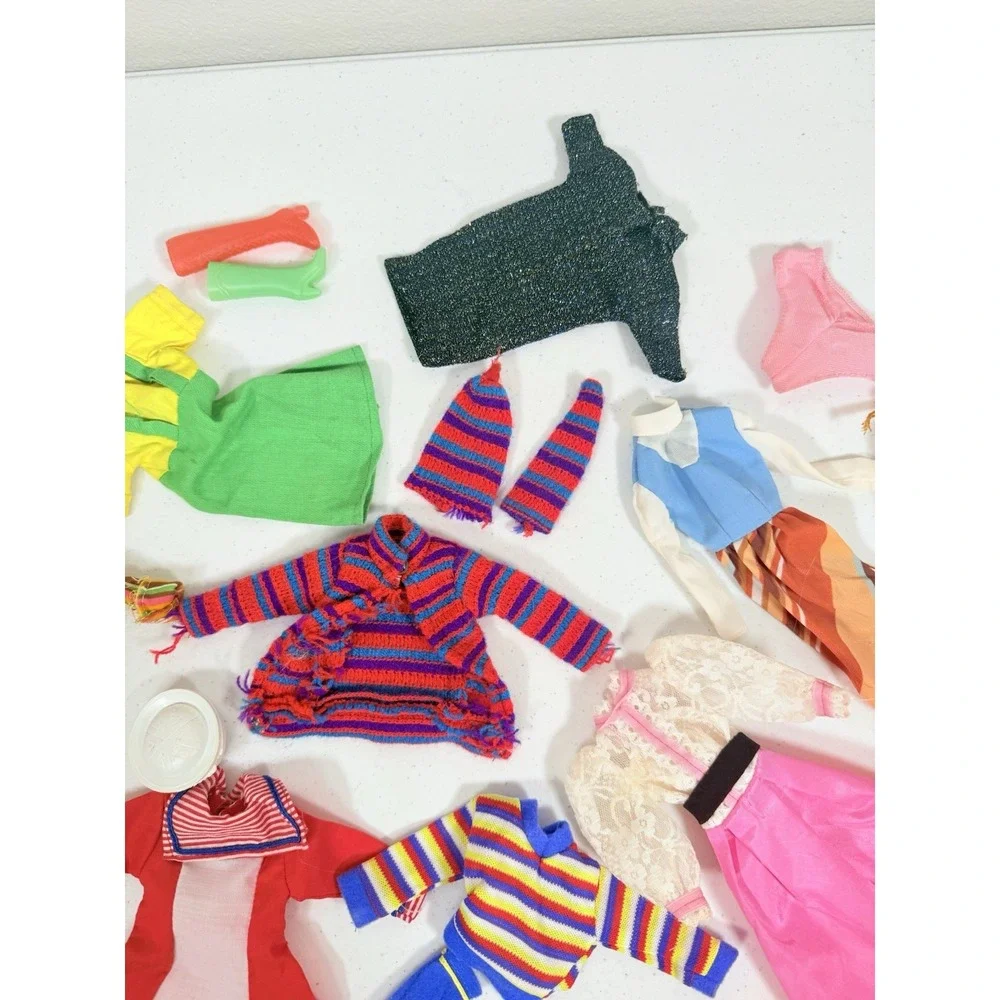 Vintage Barbie Clothing Lot Pieces Fashion Outfits Sailor, Gold Dreams, Plaid